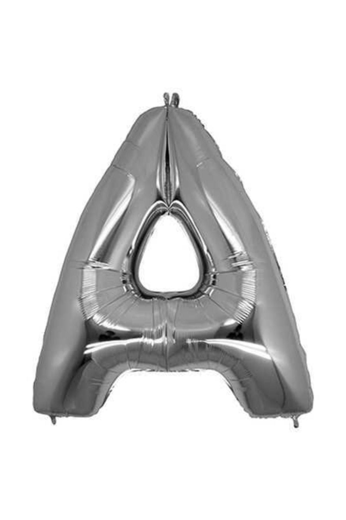 kidspartim-Letter A Silver Foil Balloon 40 inches 100 cm 1