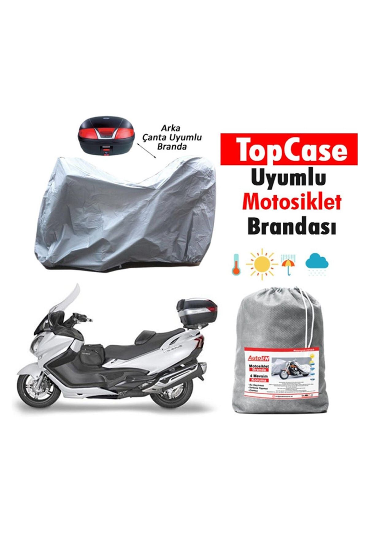 AutoEN TM Racing MX 144 REAR BAG COMPATIBLE Motorcycle Cover C428