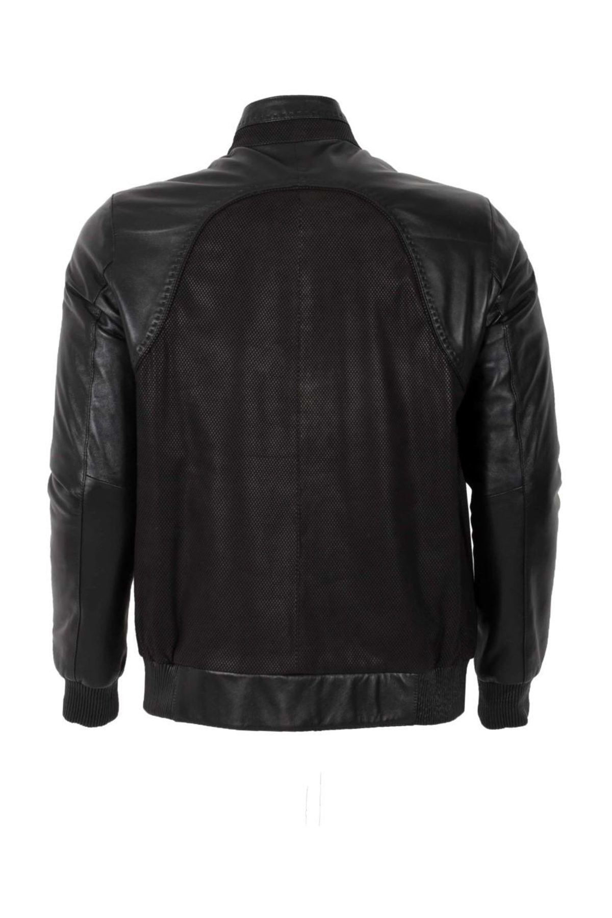 ژاکت مردانه مشکی By Motto | PC1229 اورجینال - تصویر 4