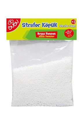 Strafor Köpük Beyaz Ponpon BUBU-KP0037