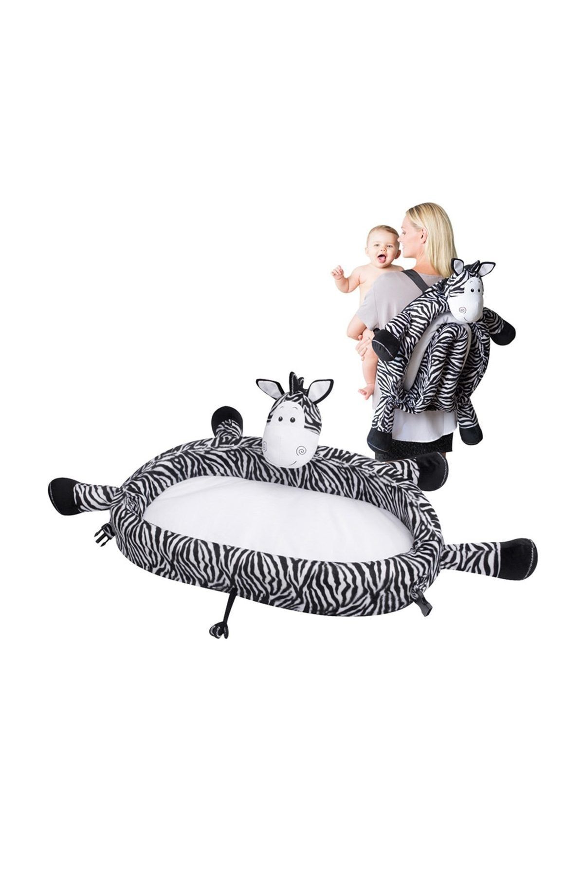 lulyboo lulyzoo zebra tasinabilir bebek