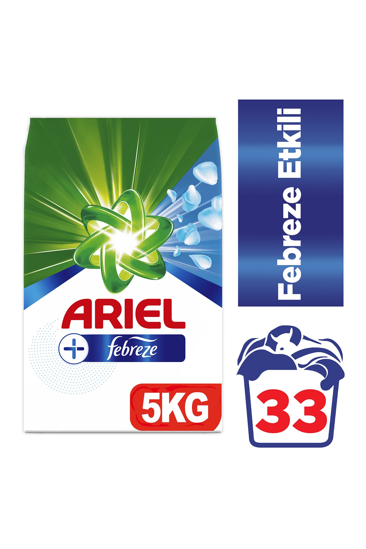 Ariel Plus Toz Çamaşır Deterjanı Febreze Etkili 5 kg 83436