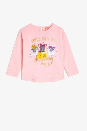 Kız Bebek Pembe T-Shirt 0KMG17589AK