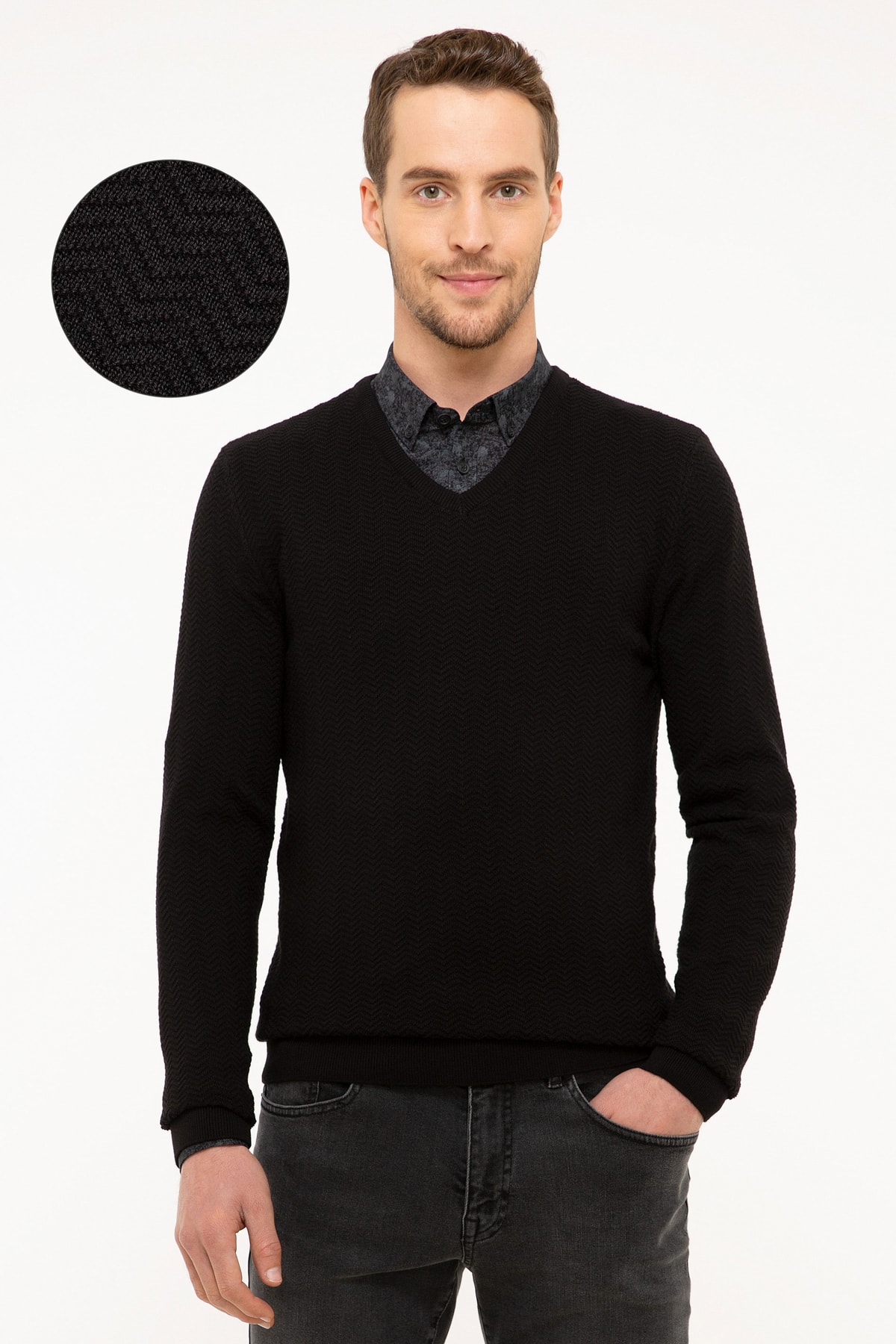 پیر کاردین ژاکت مردانه G021GL0TK.000.877921