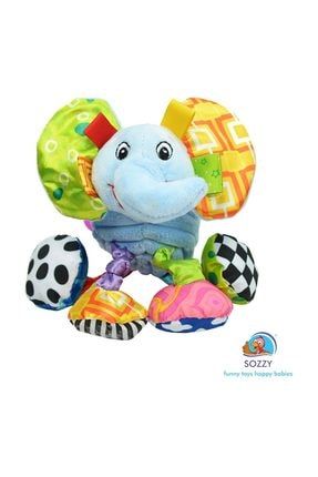 Soozy Toys Titreşimli ve Çıngıraklı Hayvanlar Fil SZY155