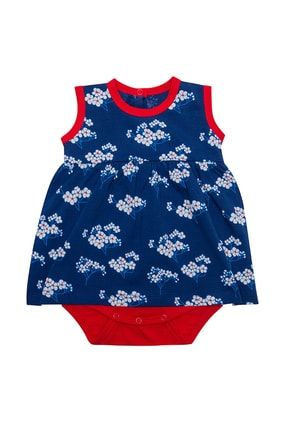 Organik Body Bebek Elbise Lacivert 6-9ay 8Y01K2810002