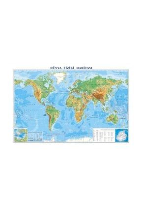 Dünya Fiziki Haritası 70x100 Cm 456gürbüz780