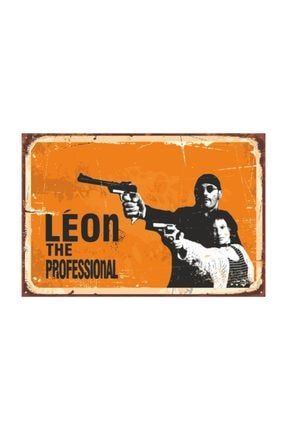 Leon The Professional Sinema Retro Vintage Ahşap Poster 2030106
