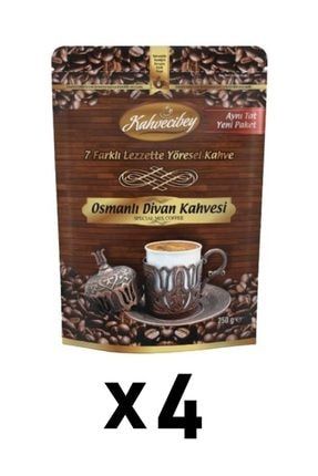 Osmanlı Divan Kahvesi 7 Karışımlı 4'lü Set - 250 gr KHVCBY-KHV-560