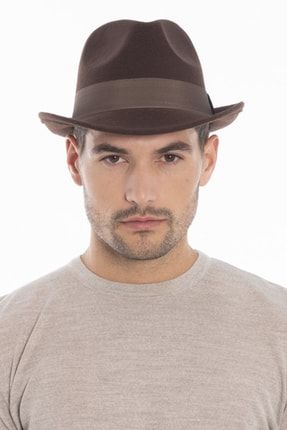 Borsalino Model Fötr Erkek Kahverengi Şapka VG-11104-05