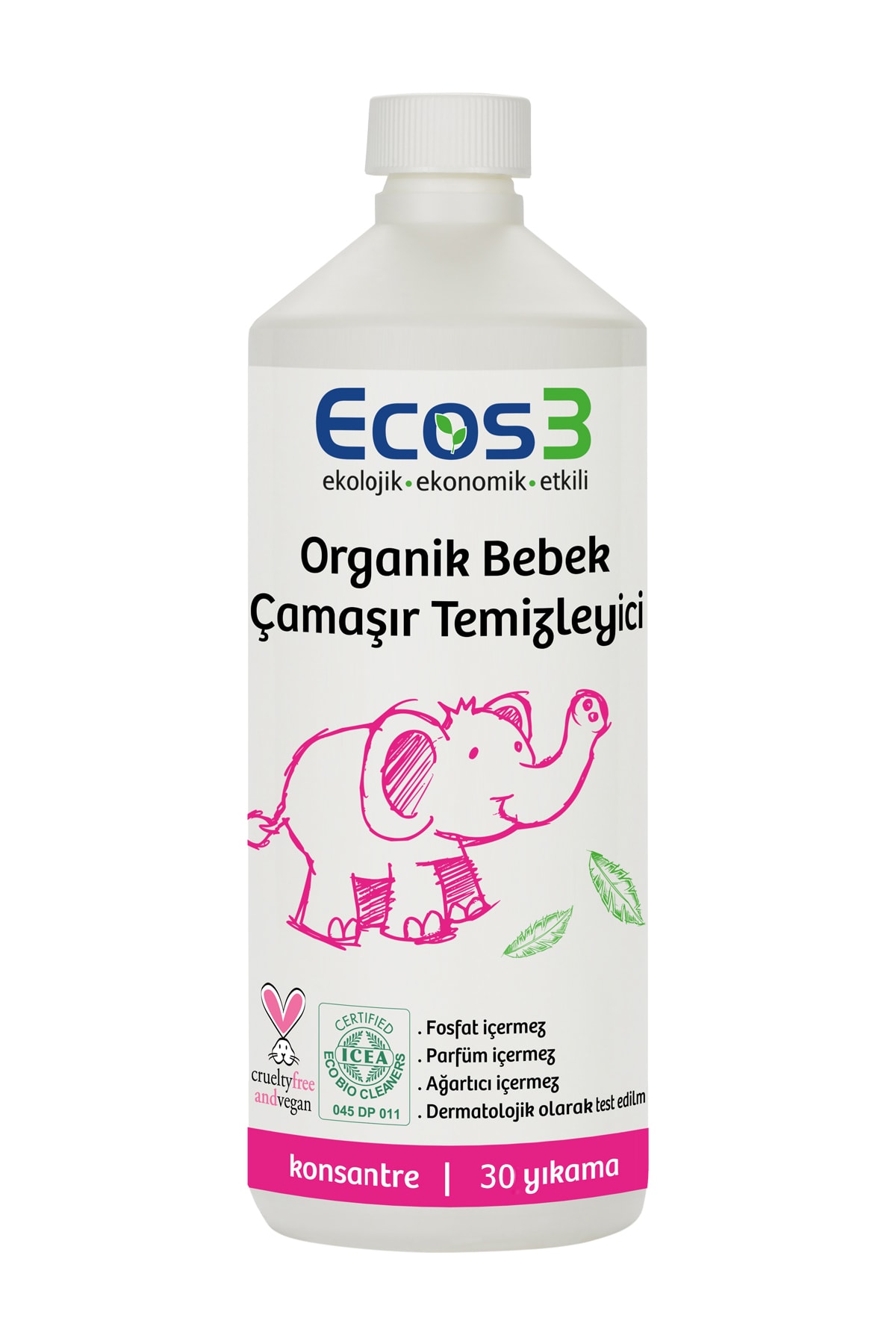Ecos3 Organik Bebek Temizlik Seti ( 3 Ürün)(çamaşır Temizleyici Ve Yumuşatıcı + Biberon Temizleyici) fotoğrafı 2 (önizleme)