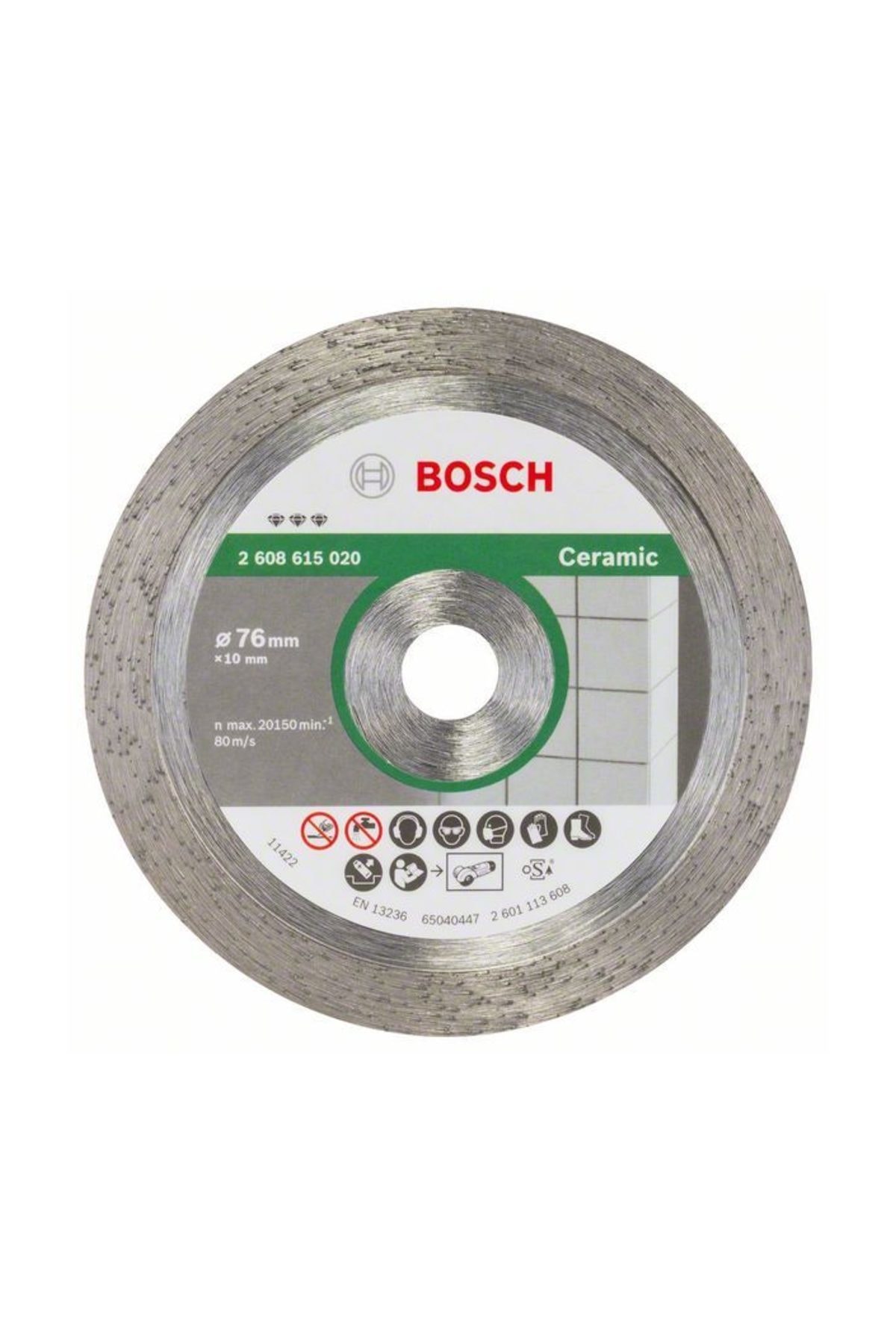 Bosch Best For Ceramic 76 Mm Elmas Kesici Disk - 2608615020