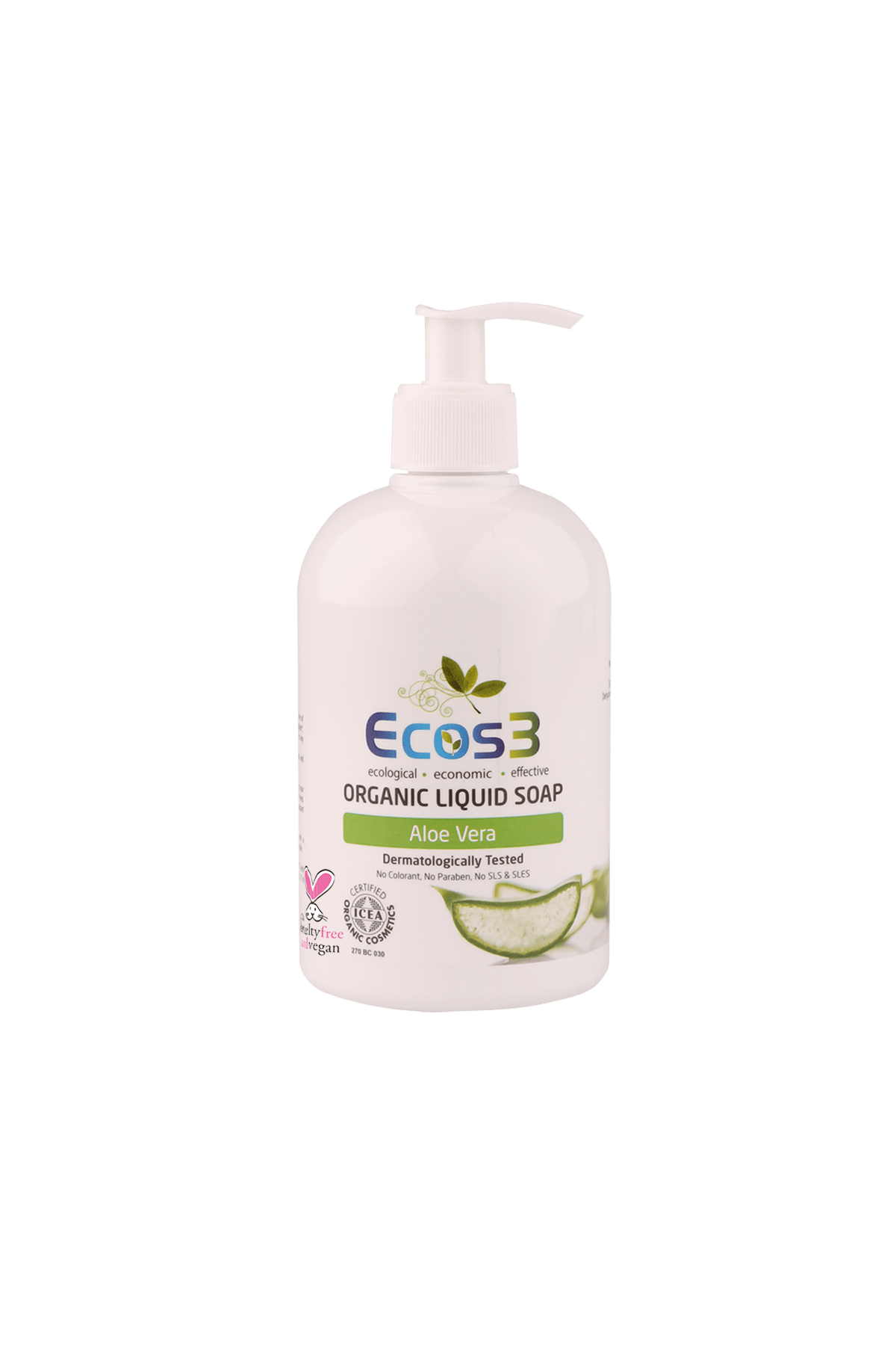 صابون مایع ارگانیک آلوورا مجموعه 3 عددی (3 در 500 میلی لیتر) Ecos3