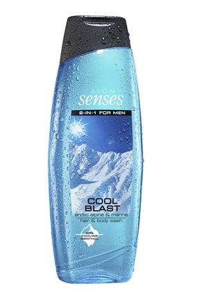Senses Erkekler İçin Cool Blast Saç ve Vücut Şampuanı 500ml 5050136599461