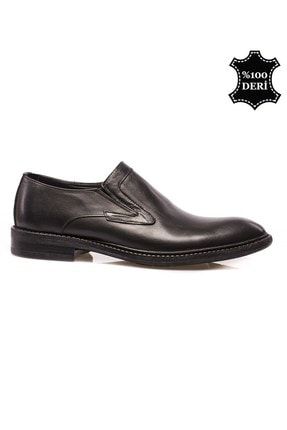 Hakiki Deri Siyah Erkek Klasik Ayakkabı PRA-649290-321281