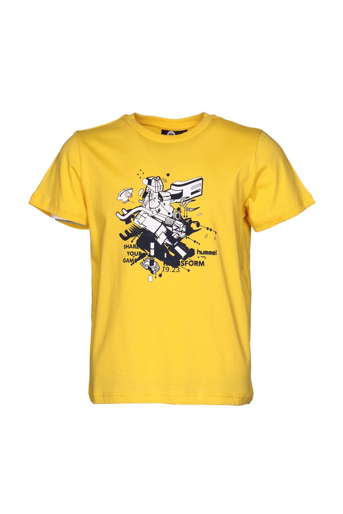 hummel آستین کوتاه پسر زرد Birger t -shirt