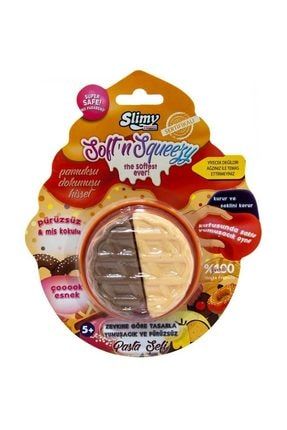 Slimy Squeeshy Pasta Şekilli 40 gr. - Kahverengi-Bej T02032200-38927