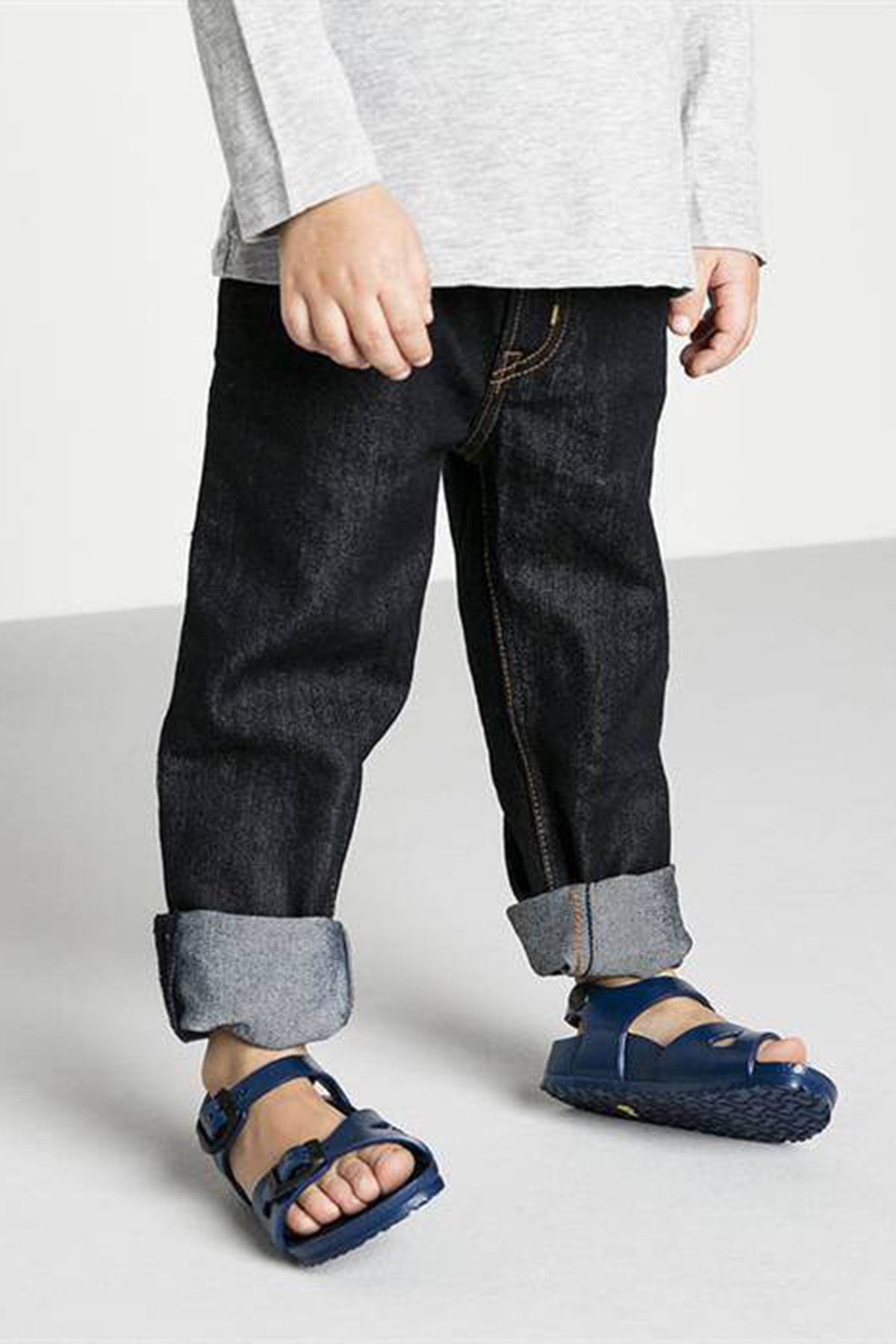 صندل Birkenstock بیرکن‌استوک آبی سرمه ای Rıo Eva 126123_سرمه ای اورجینال - تصویر 3