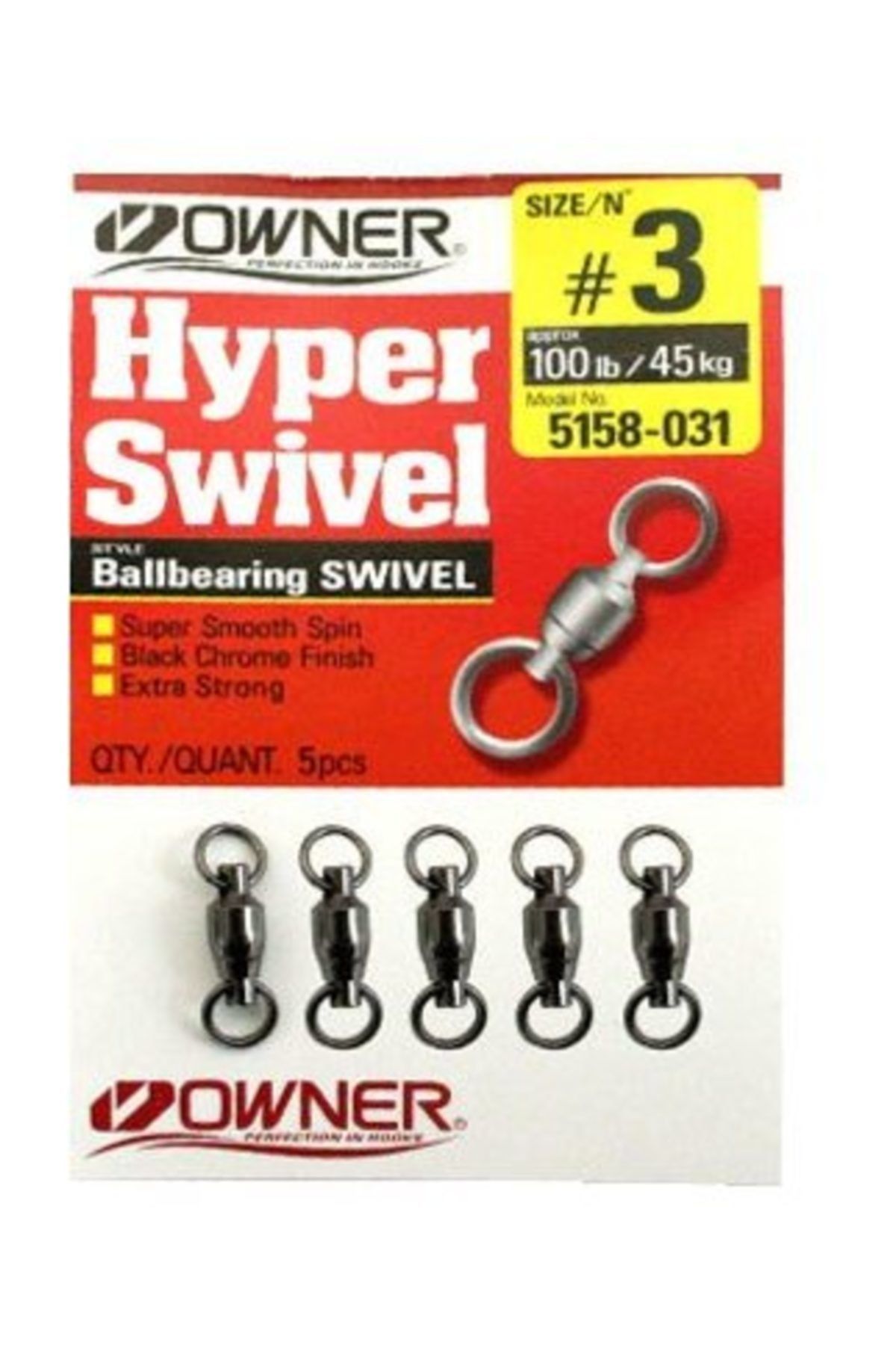 Owner 5158 Hyper Ball Bearing Fırdöndü