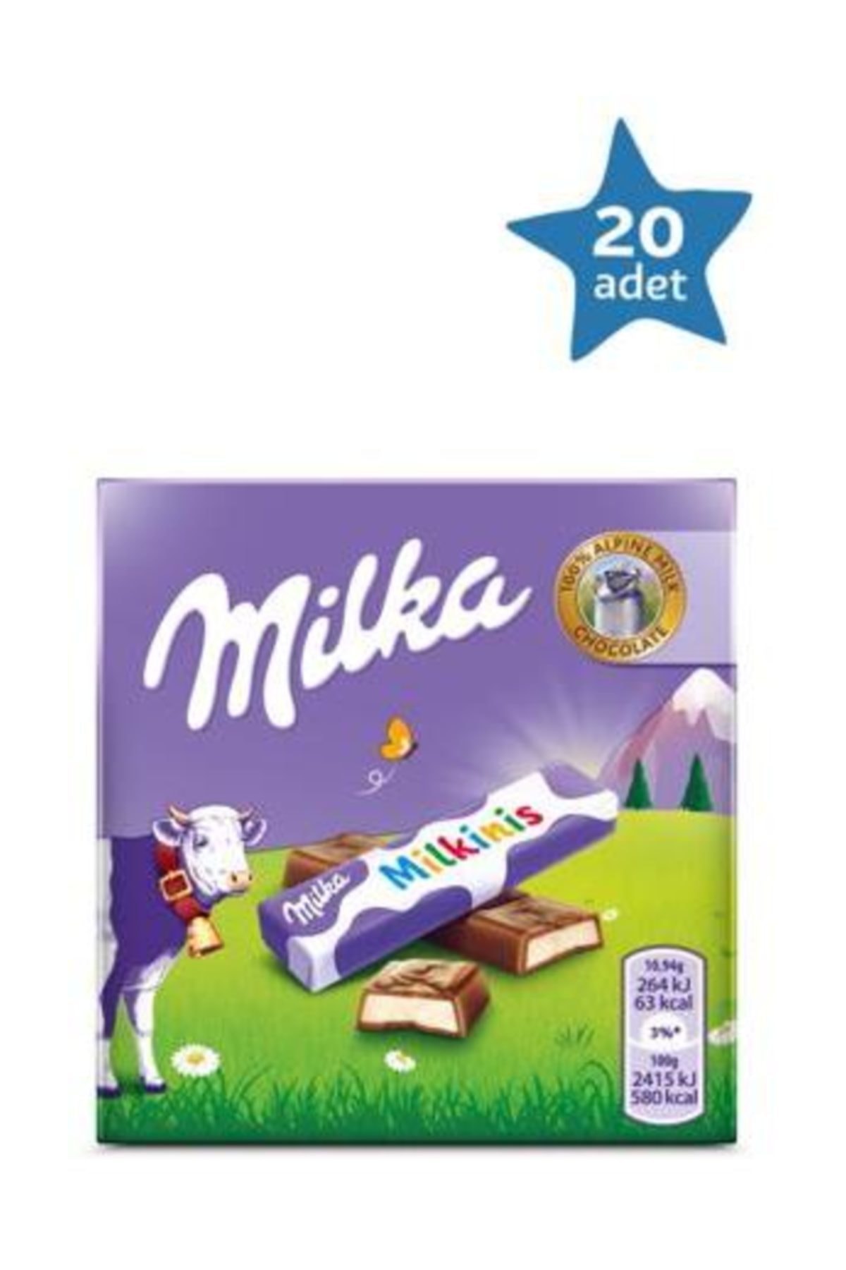 Milka Milkinis 43gr - 20 Adet
