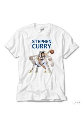Stephen Curry Illusion Beyaz Tişört ZT-579