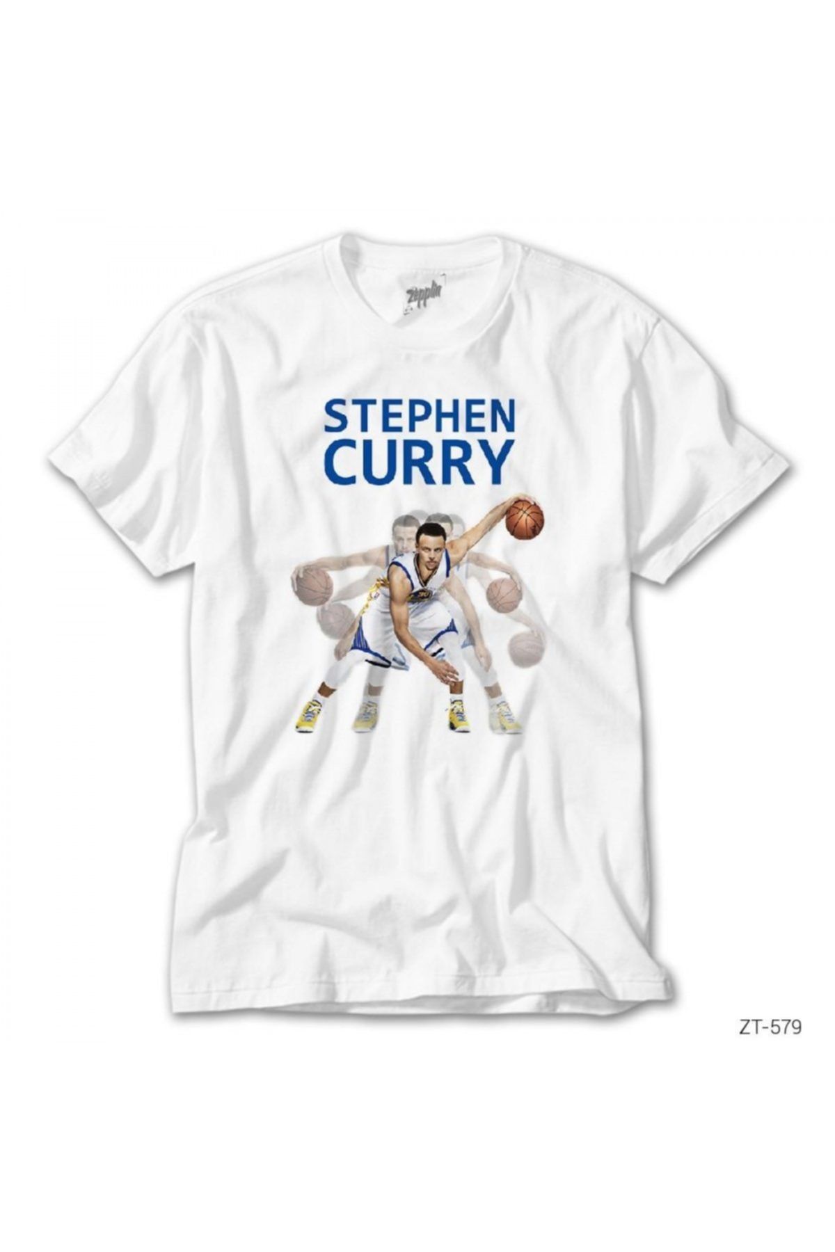 Z zepplin Stephen Curry Illusion White T Shirt Trendyol