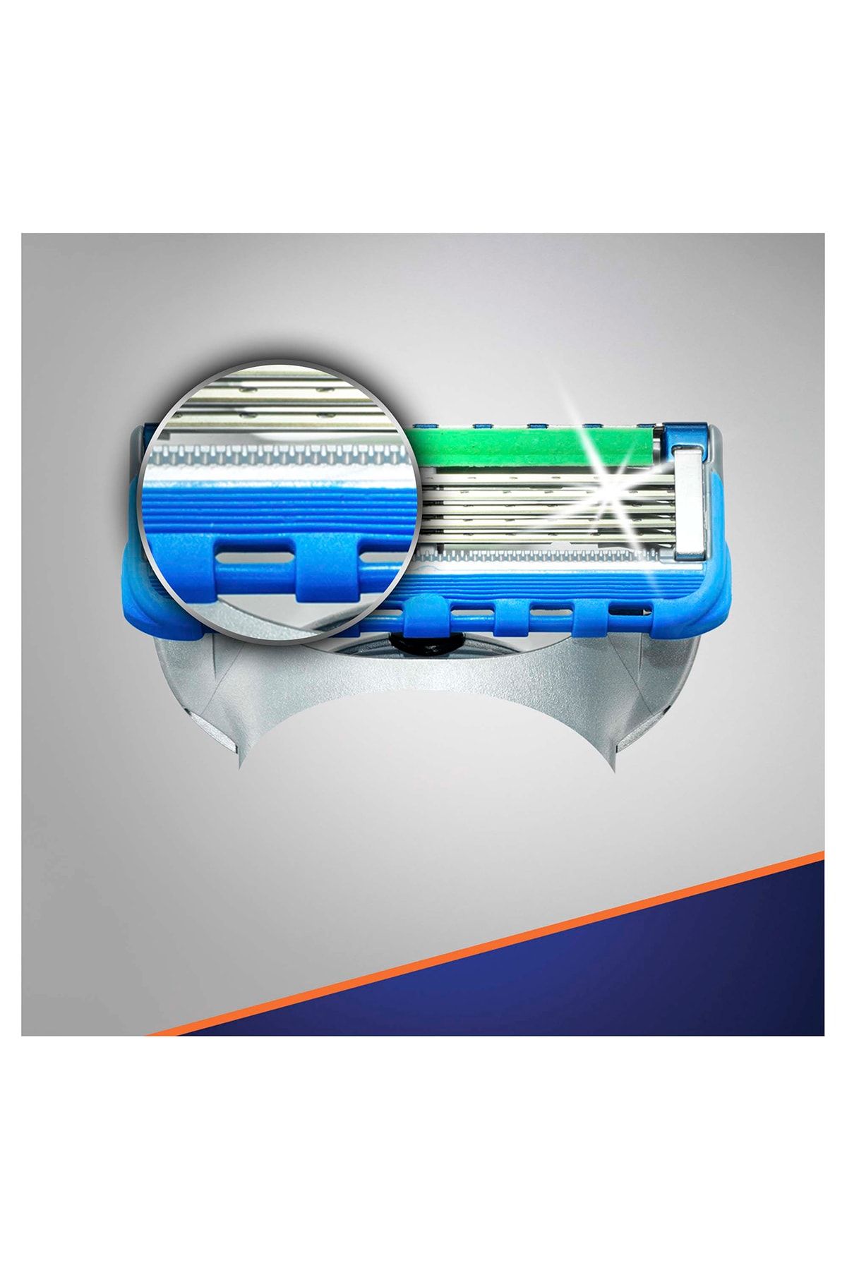 Gillette-Fusion Proglide Power Replacement Shaving razor 4 pcs 8