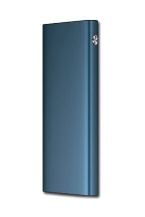 10.000 Mah Digital Ekranlı Metal Slim Powerbank Yedek Batarya Mavi PB117-MAVİ