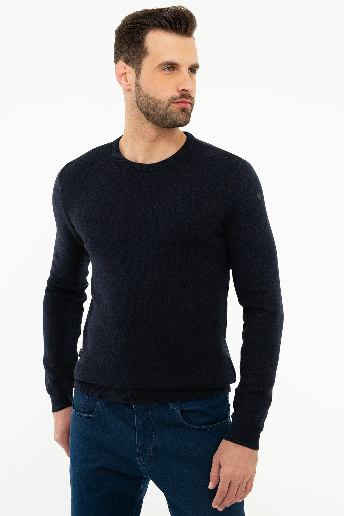 پلیور مردانه راسته آستین بلند | پیر کاردین Pierre Cardin G021GL0TK.000.867145 - تصویر 2