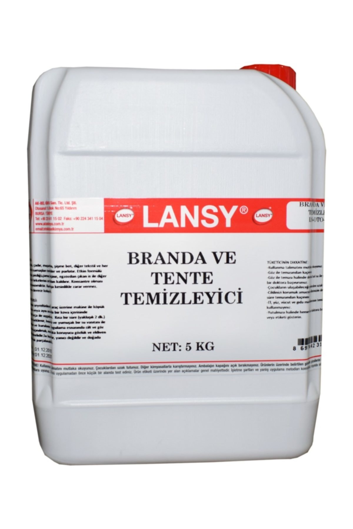 lansy Branda Tente Ve Çadır Temizleyici 5 kg.