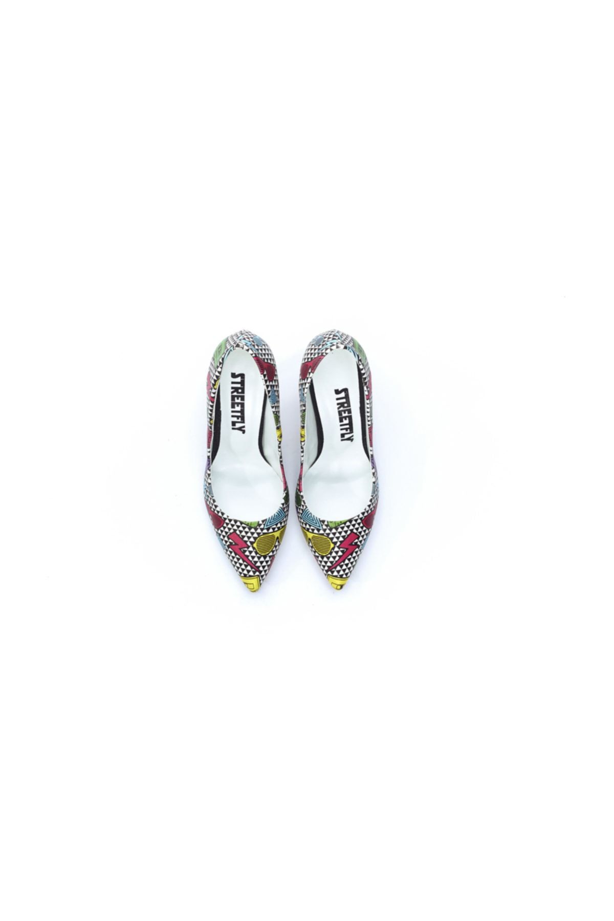 Streetfly Pantofi Cu Toc Clasic Imprimat Femeie - 40