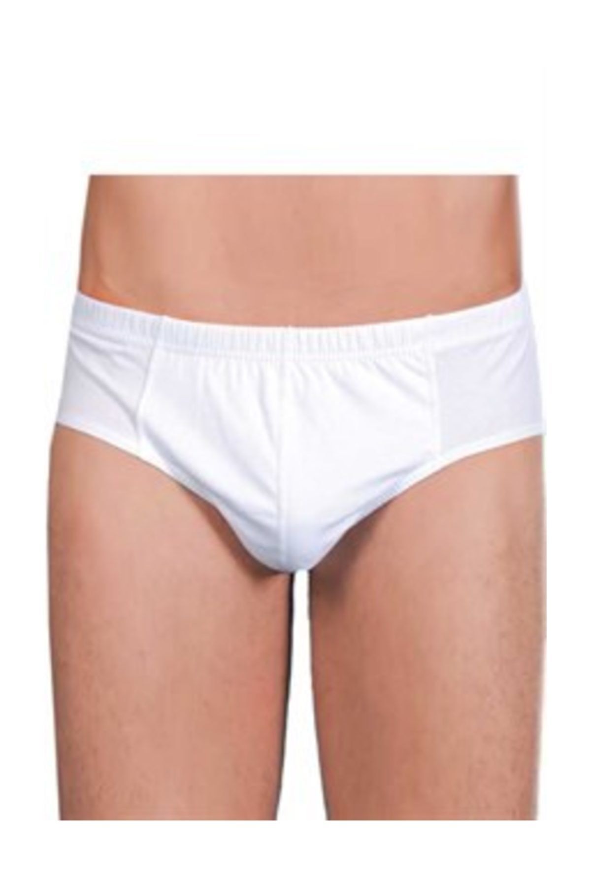 Berrak-Ανδρικό λευκό εσώρουχο 12 τεμαχίων Com Com Com Combed Cotton Classic 1