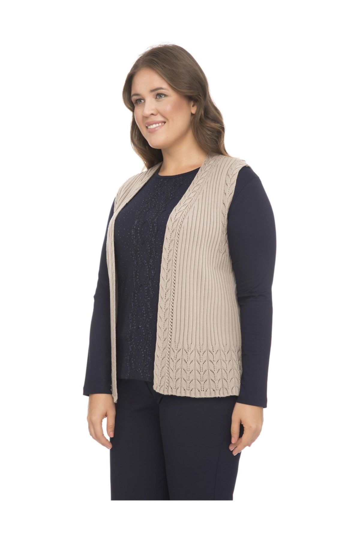 Plus size clearance vest cardigan