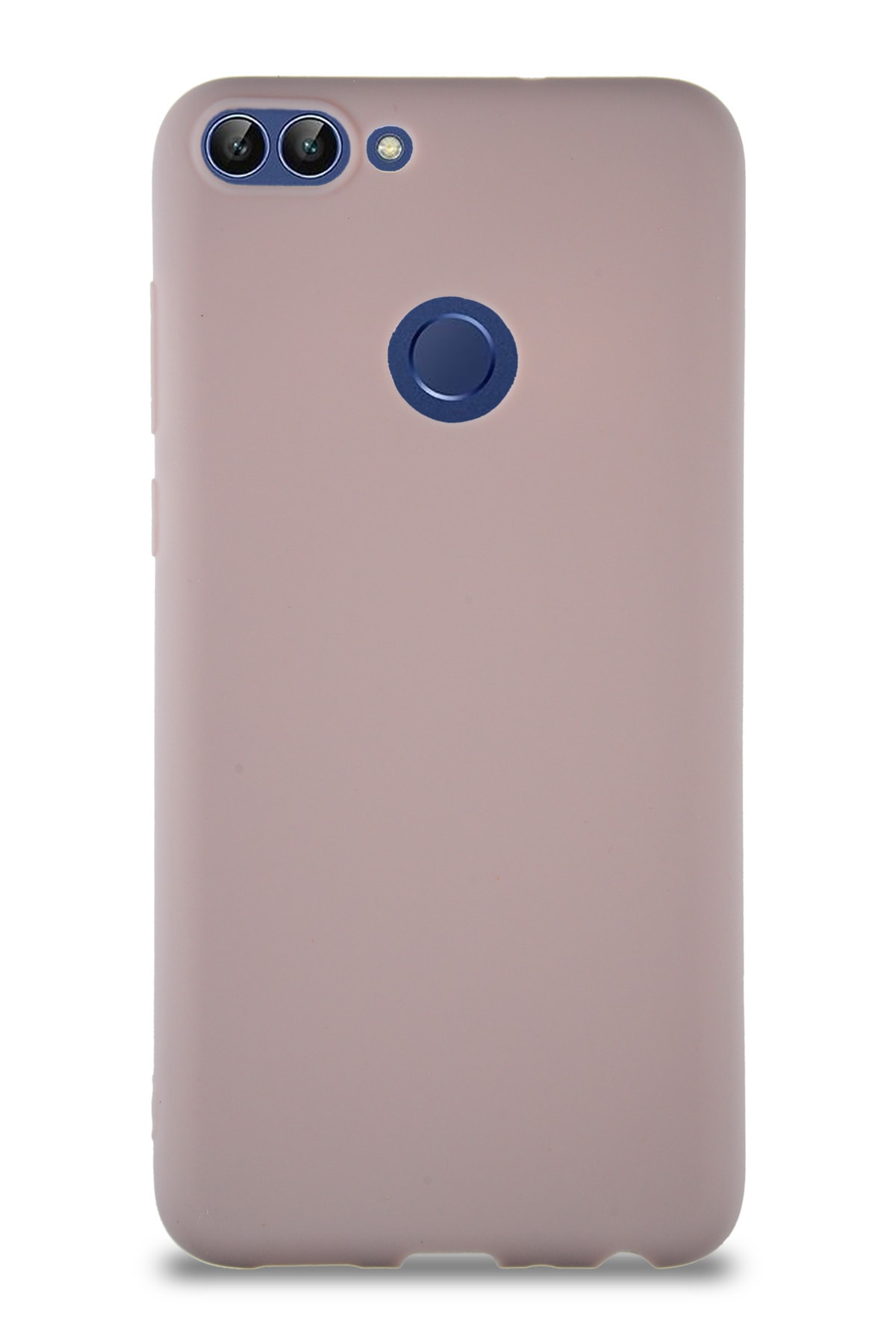 Huawei P Smart Soft Premier Renkli Silikon Kapak - Pudra