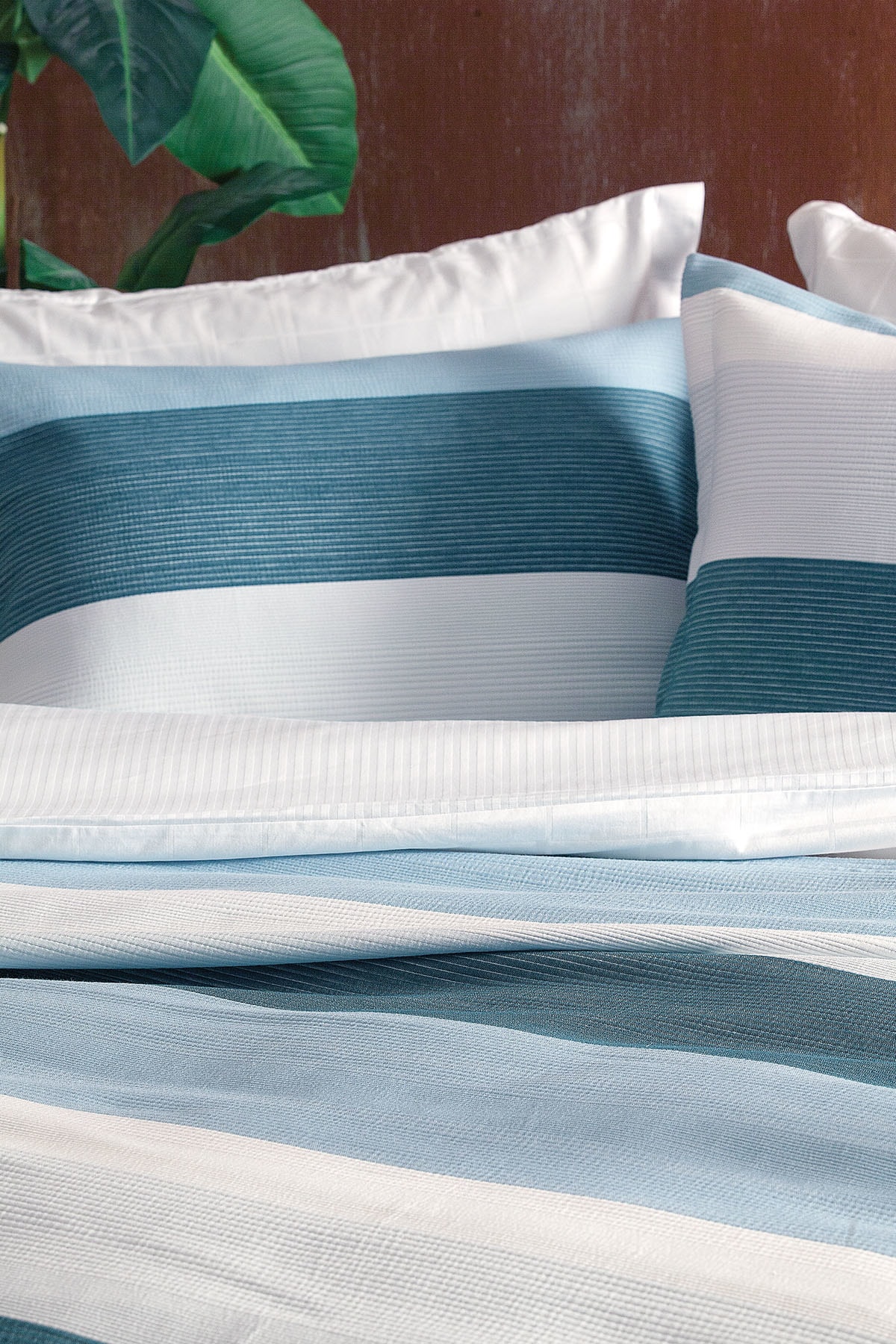 Yataş Bedding Martin Çift Kişilik XL Yatak Örtüsü SetiMavi Fiyatı