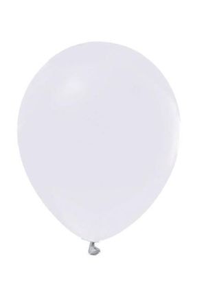 Metalik Beyaz Balon 12 Inch 10 Adet BM001