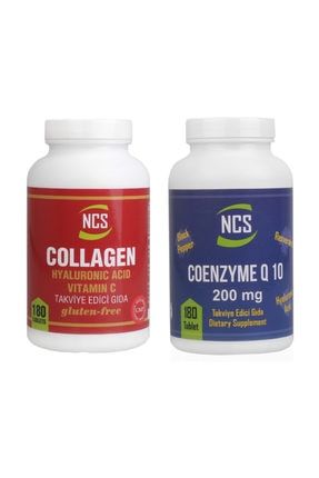 Collagen 1000 mg 180 Tablet Coenzyme Q-10 200 mg 180 Tablet yur-00011