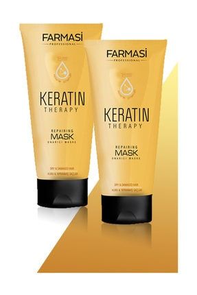 Professional Keratin Therapy Onarıcı Saç Maskesi-200 ml 2 Adet 128690131107901