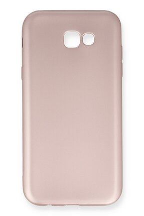 Samsung Galaxy A7 2017 / A720 Kılıf Premium Rubber Silikon - Rose Gold 0-silikon-samsung-a7-2017-a720