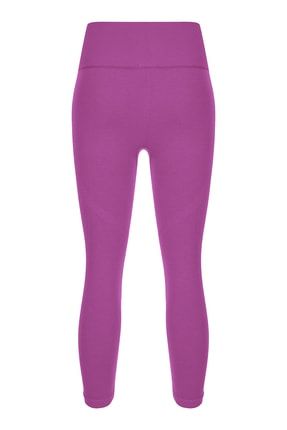 Lila Violet Seamless Capri Spor Tayt WTA4S13