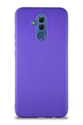 Huawei Mate 20 Lite Kılıf Soft Premier Renkli Silikon Kapak - Mor CA_SOFTPRE_HUMATE20LİTE