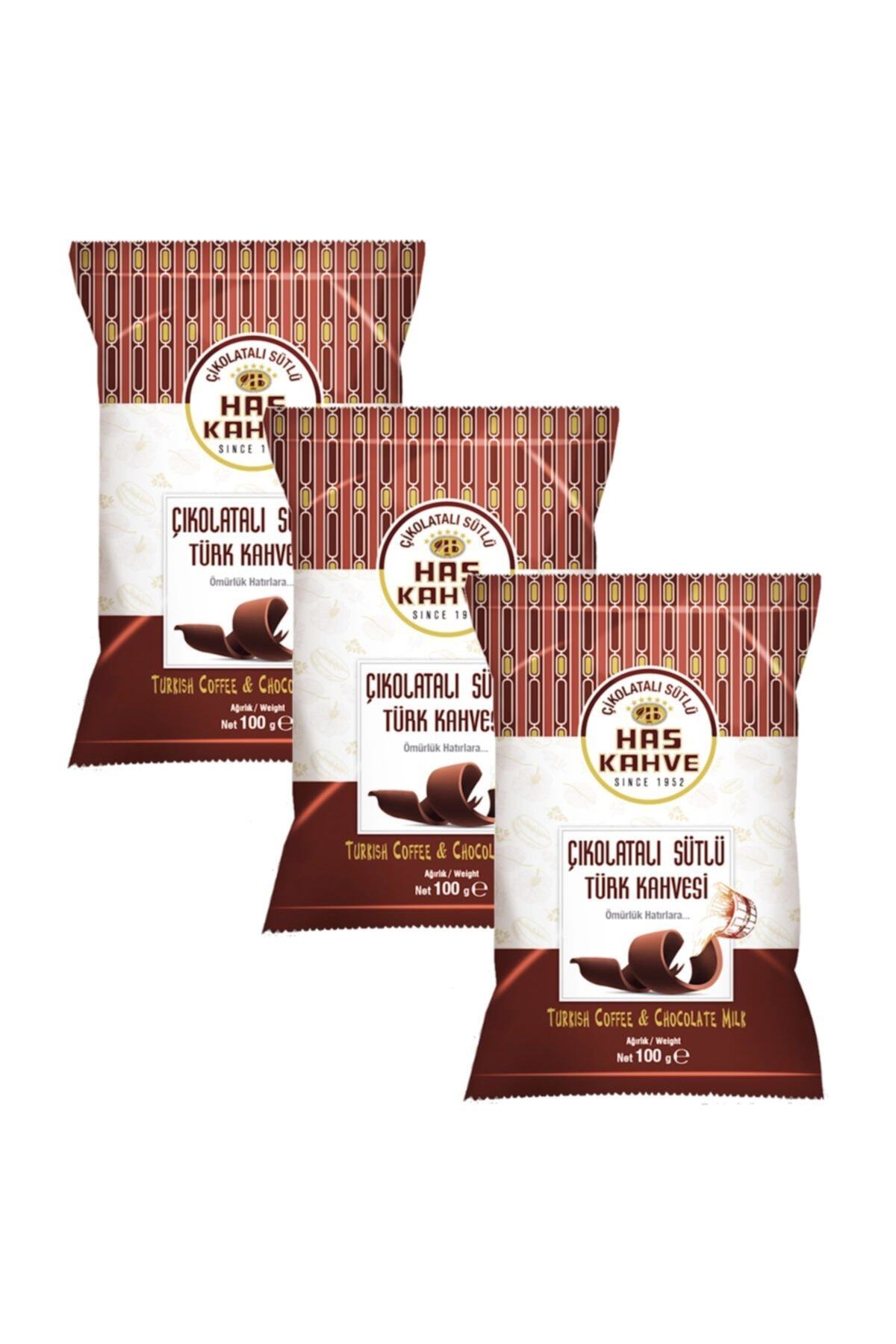 Çikolatalı Türk Kahvesi 100 Gr X 3