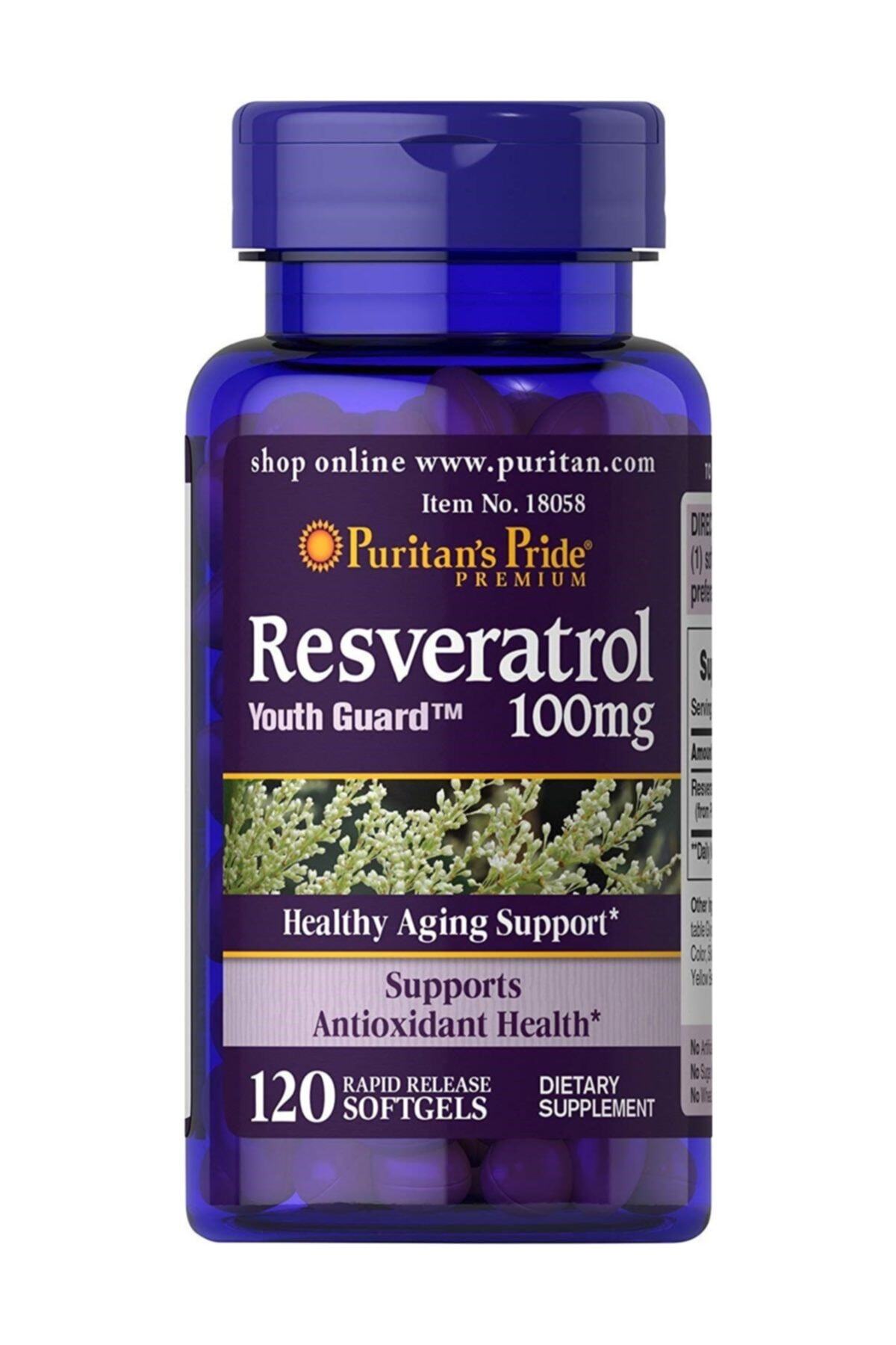 Puritan’s Pride Resveratrol 120 Capsules