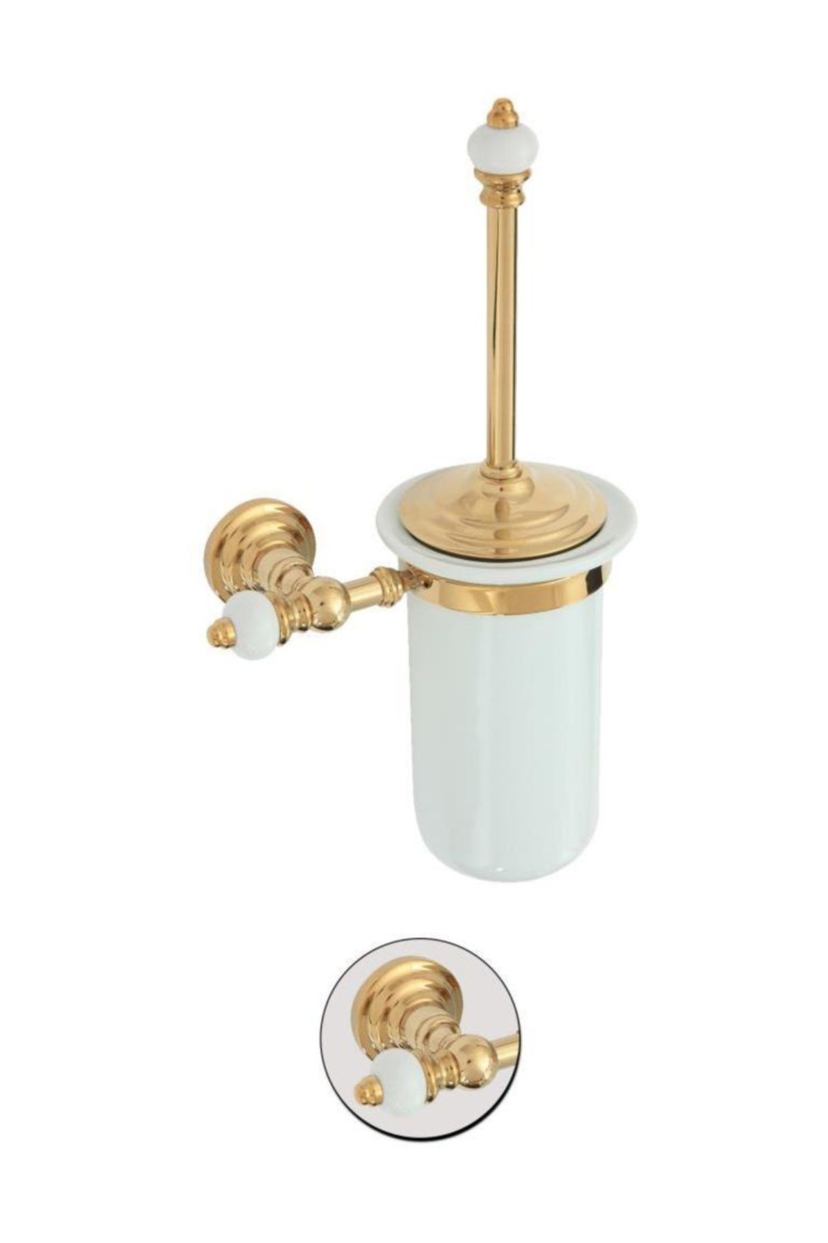 Gold toilet brush deals