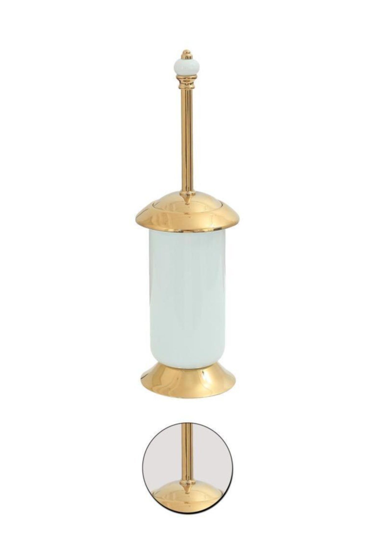 Gold toilet hotsell brush holder