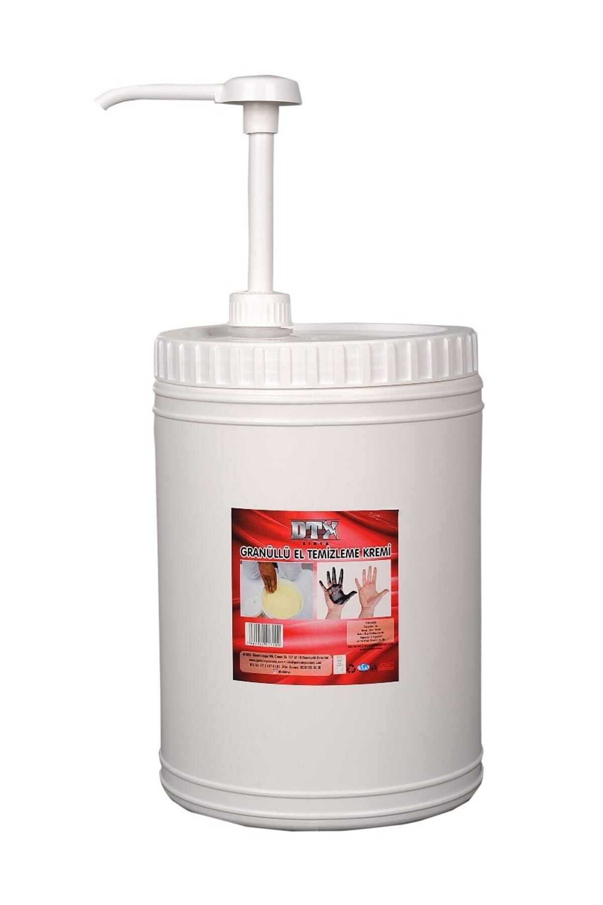 Sanayi Kimya Kumlu Ponzalı El Temizleme Kremi 4 Kg