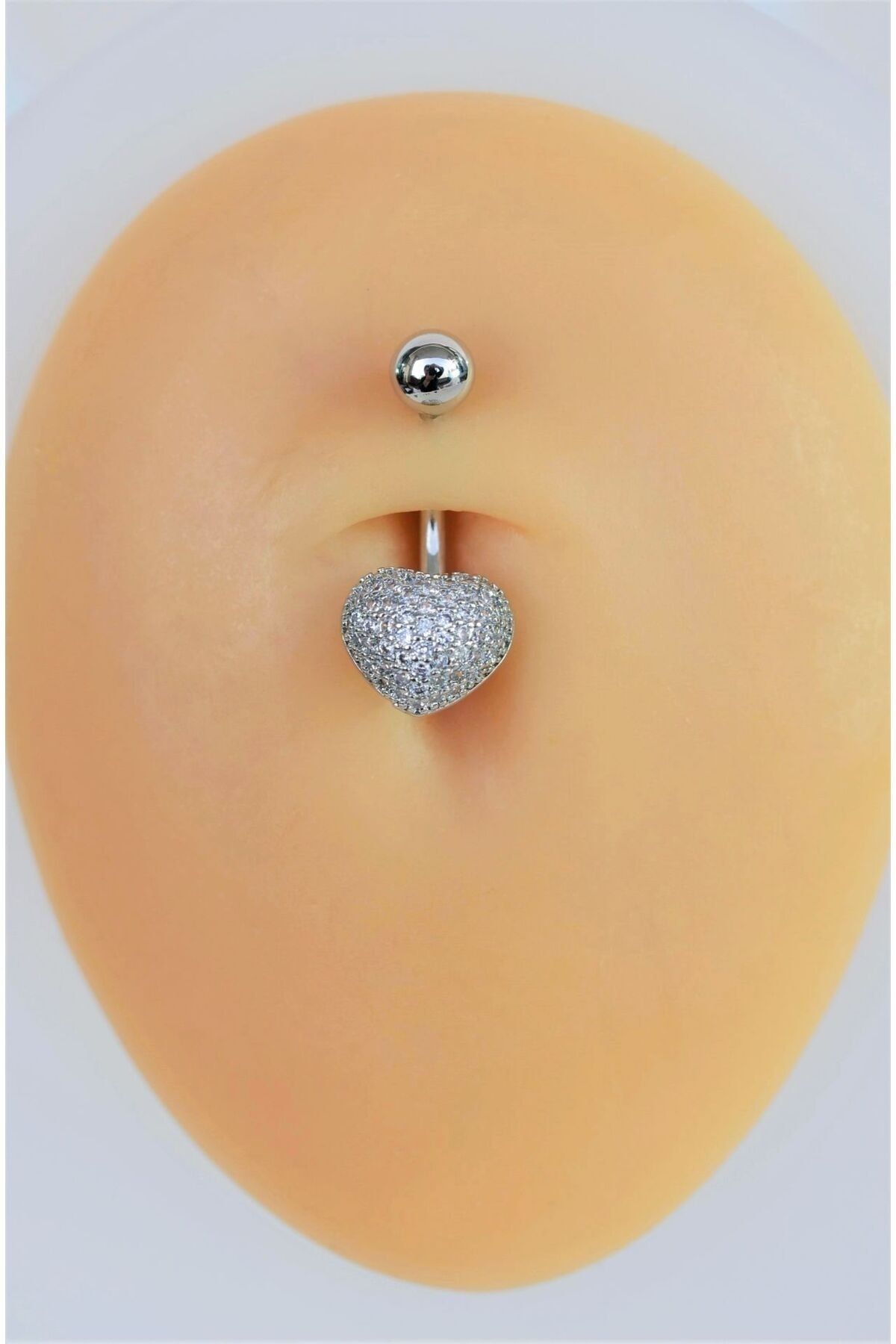 Heart hotsell belly piercing