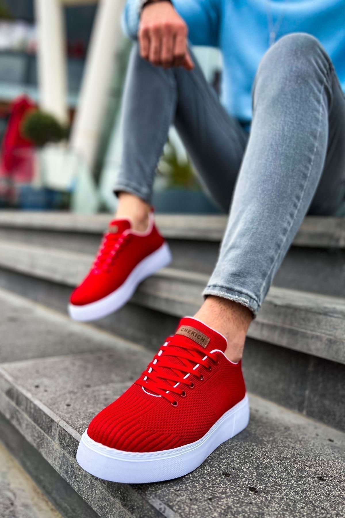 Mens red pumps sale
