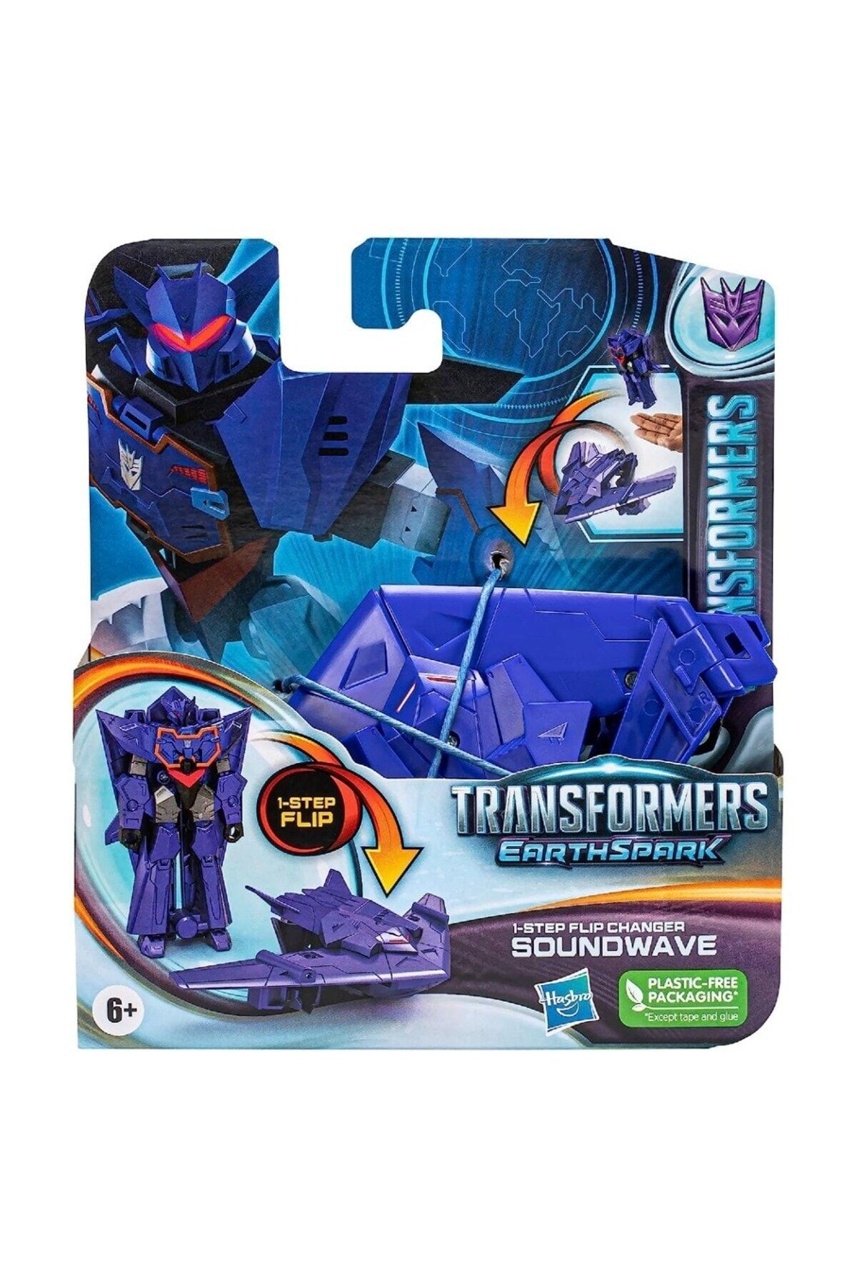 transformers-Earthspark Transforming Figure in One Step Soundwave 5