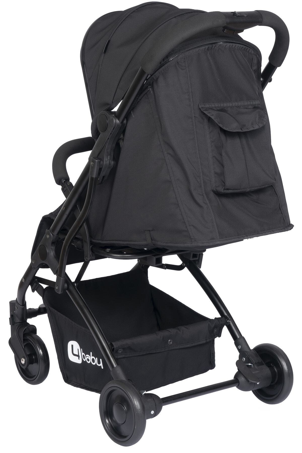 4 Baby Ab-383 Sky Drone Black Kabin Lüks Bebek Arabası Siyah fotoğrafı 6 (önizleme)